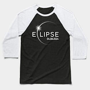 Total Solar Eclipse 2024 Baseball T-Shirt